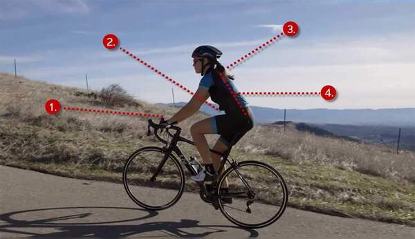 Đạp xe đạp đúng tư thế giúp phát huy hiệu quả tăng chiều cao