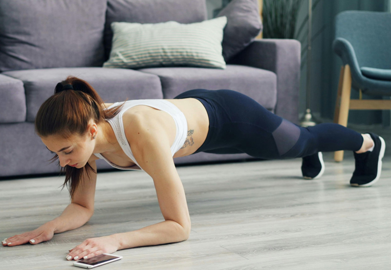 tập plank đúng cách