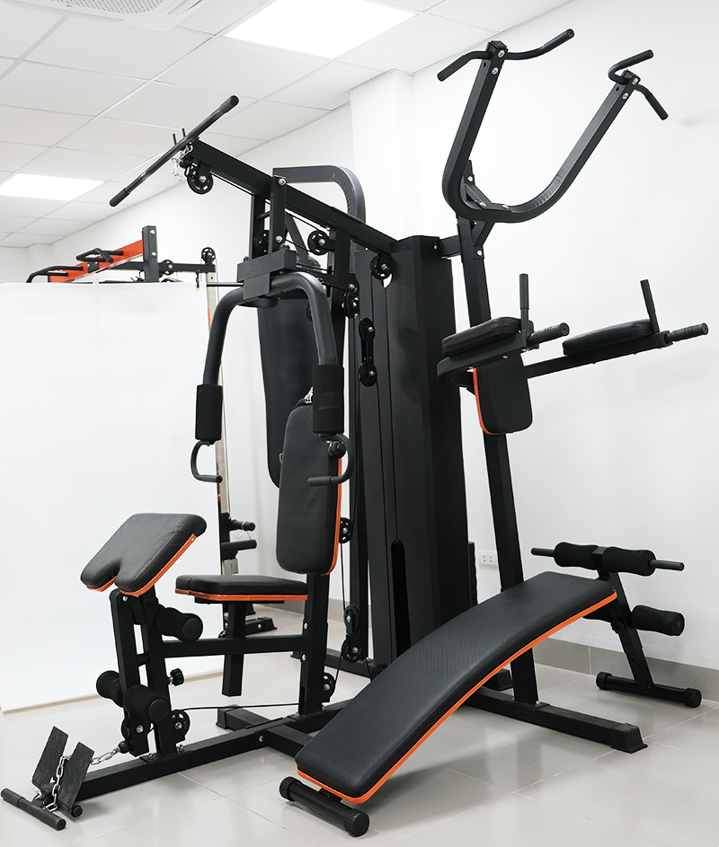 Hướng dẫn chi tiết cách lắp giàn tạ đa năng tại nhà đơn giản, dễ hiểu nhất 5 Giàn tạ đa năng HQ-808P